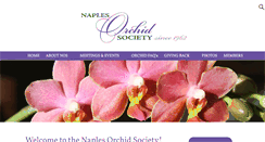 Desktop Screenshot of naplesorchidsociety.org