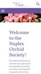 Mobile Screenshot of naplesorchidsociety.org